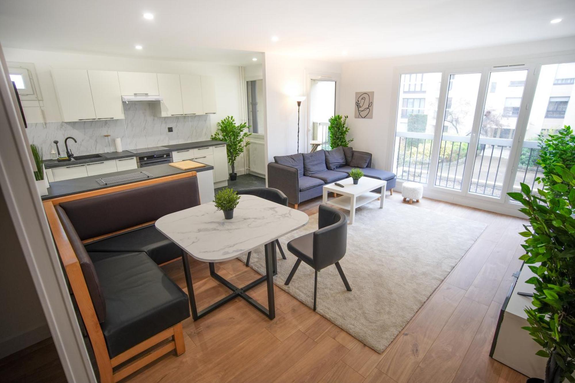 Keyless Appartement Moderne Et Spacieux 90 M2 Parking Chevilly-Larue Buitenkant foto