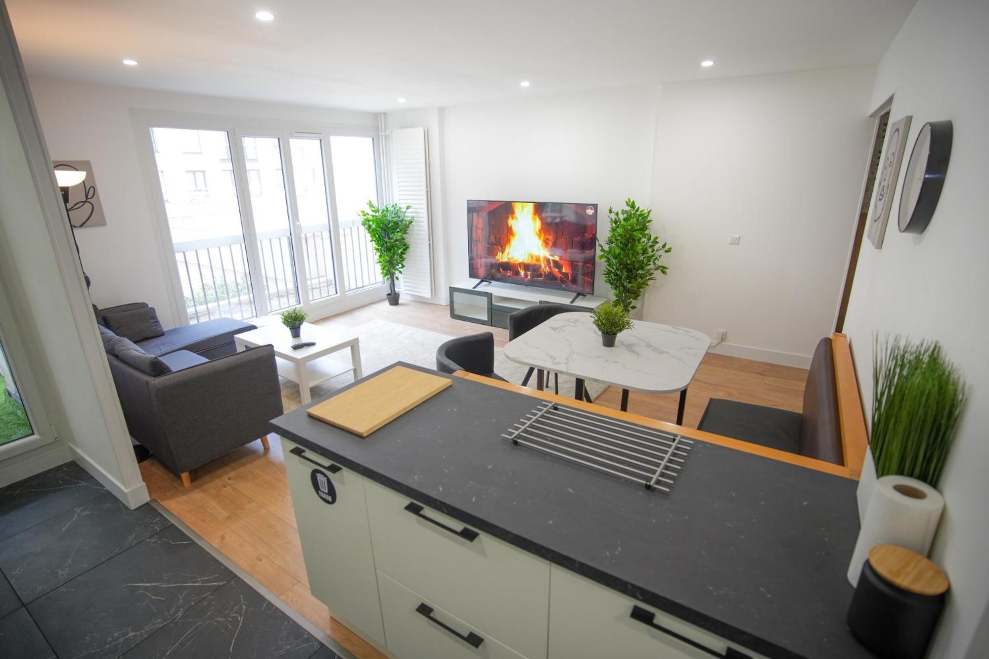 Keyless Appartement Moderne Et Spacieux 90 M2 Parking Chevilly-Larue Buitenkant foto